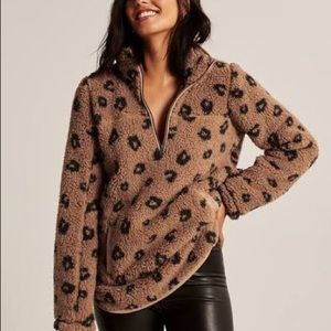 (SOLD) Abercrombie Sherpa Half-Zip